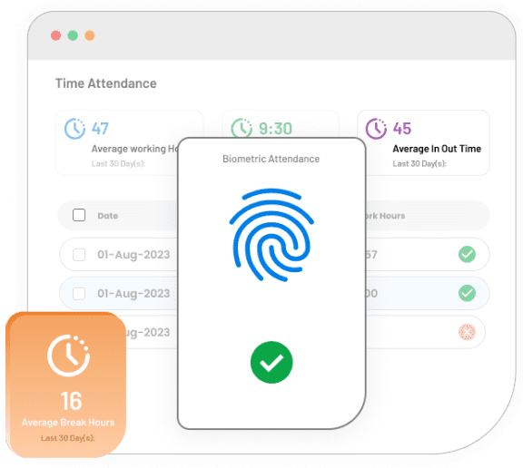 Biometric Attendance Software