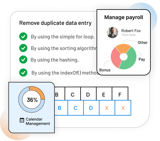 Eliminate duplicate data entry